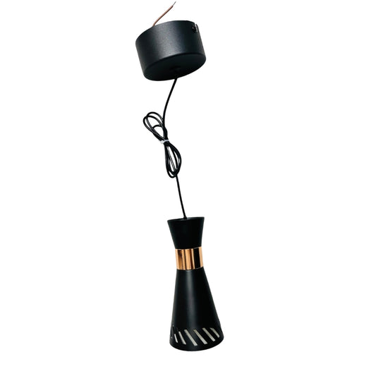STODE® Black Hanging Pendant Light - Elegant Ceiling Lamp for Living Room, Hall, Balcony & Indoor-Outdoor Décor (Pack of 1)