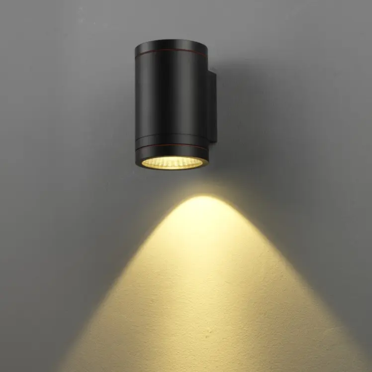 STODE® Waterproof Up & Down Wall Spotlight – Outdoor Cylinder Design | Warm White LED (Pack of 1)