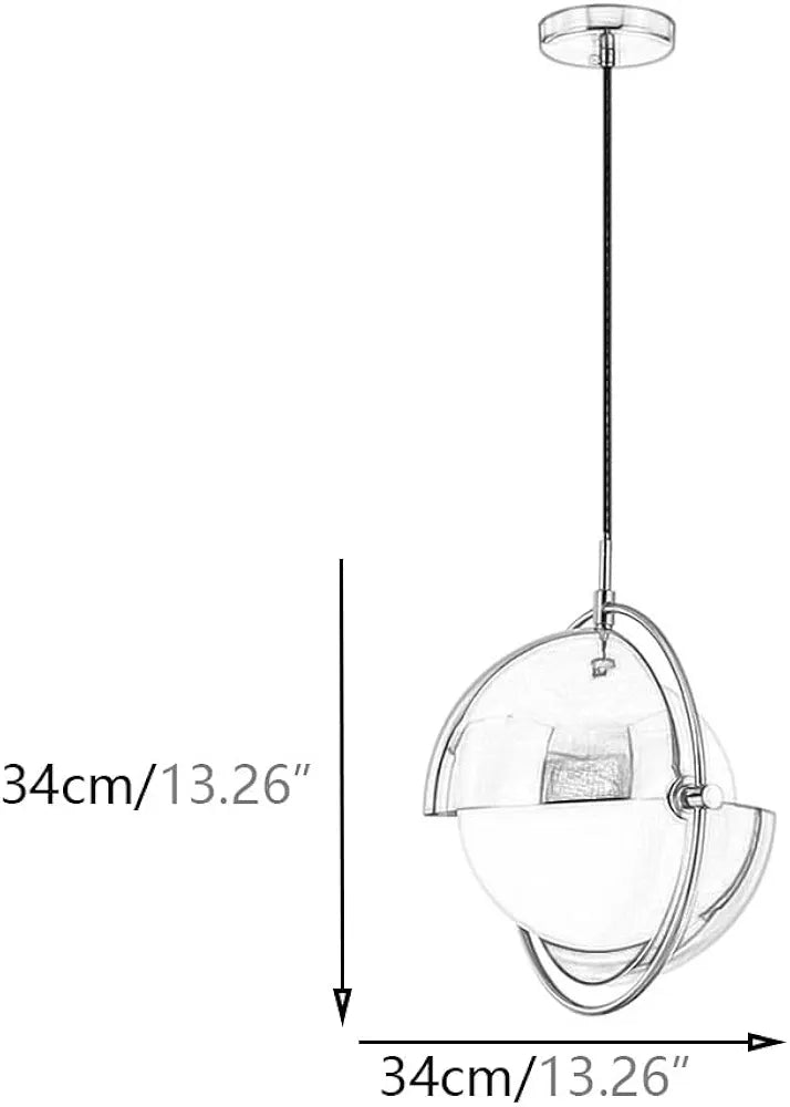 STODE® Nordic Luxury Chandelier - Modern Single-Head Hanging Lamp for Bedroom, Dining Room & Bar Décor