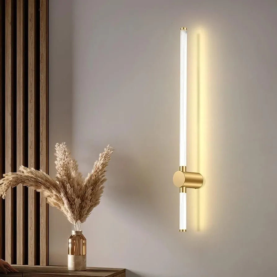 STODE® Modern Minimalist LED Wall Sconce | 13W Linear Strip Light Bar with 3-Color Dimming for Living Room & Bedroom Décor (Pack of 1)