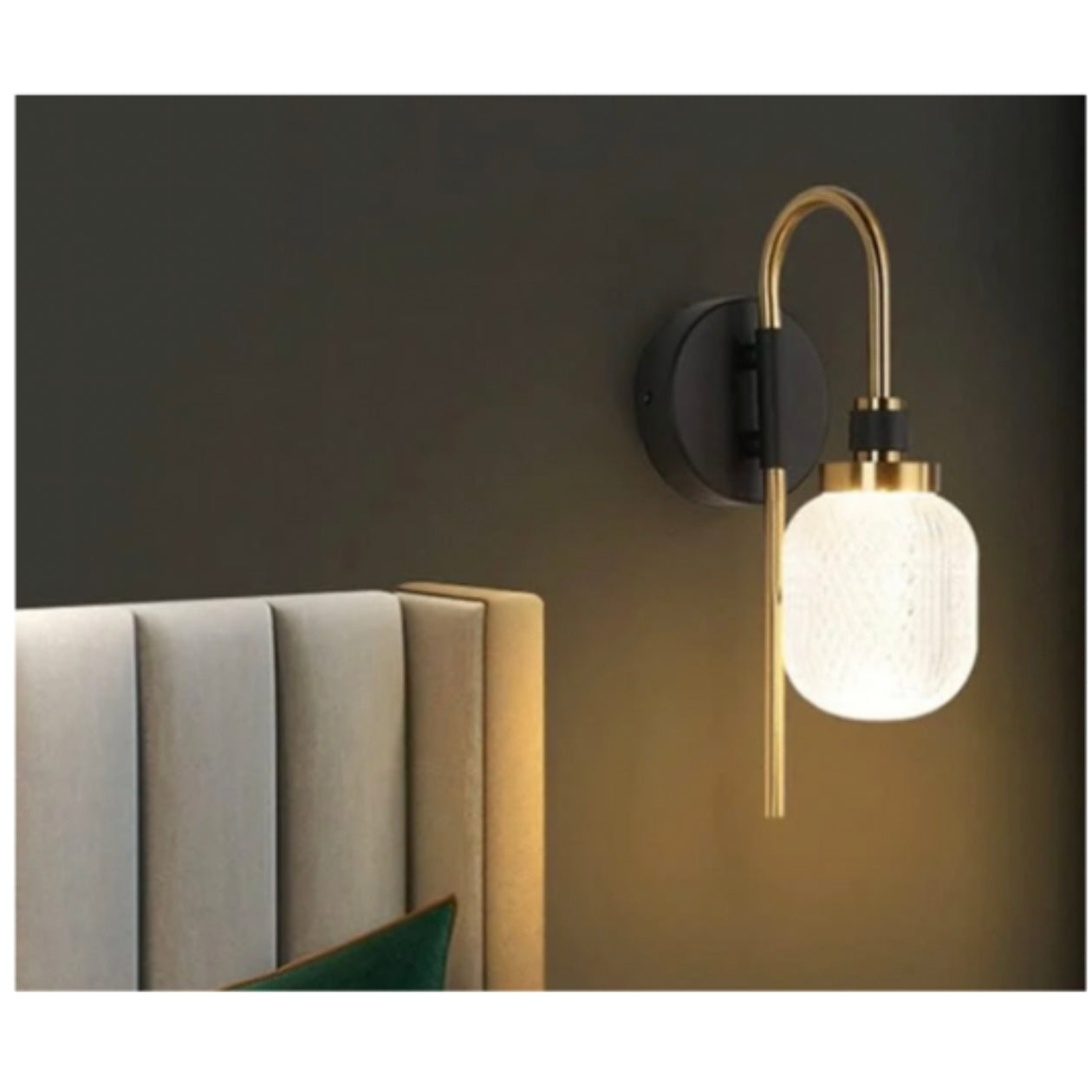 STODE® Nordic 9W LED Wall Lamp - 3 Color Changing Acrylic Indoor Light Fixture (Pack of 1)