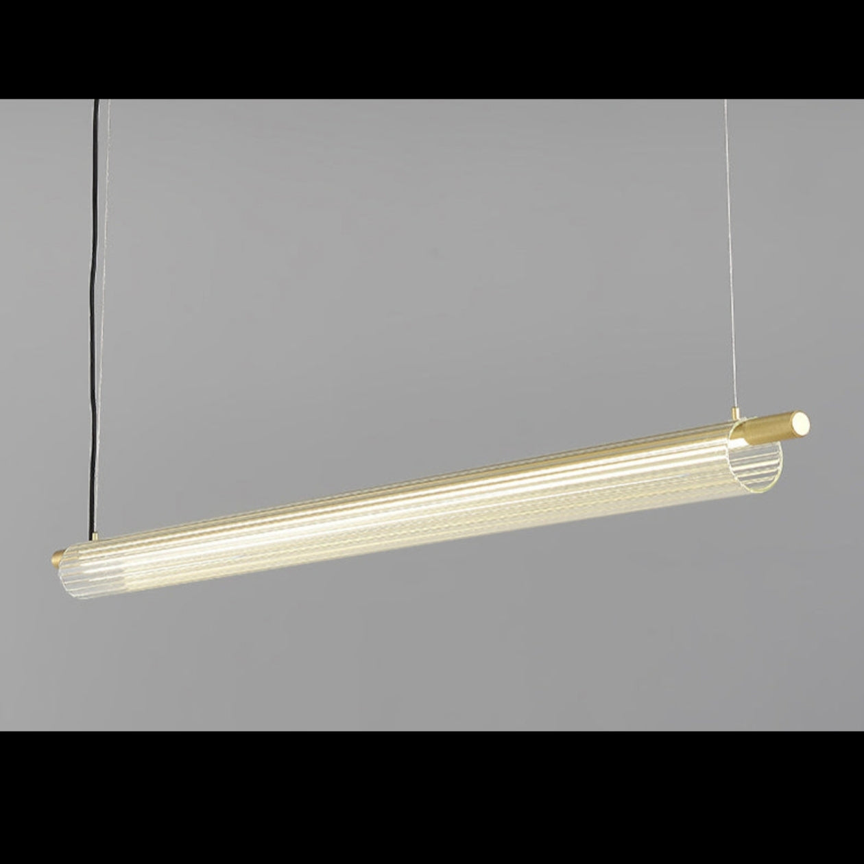 STODE® 36W Sleek Acrylic Tube LED Pendant Light | 1350mm Linear Hanging Lamp with 3-in-1 Color Modes (Warm, Cool & Natural White)