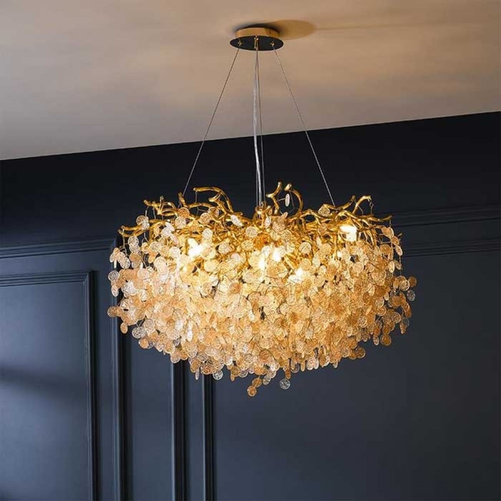 STODE® 800mm Handcrafted Glass Cloud Chandelier - Elegant Modern Lighting