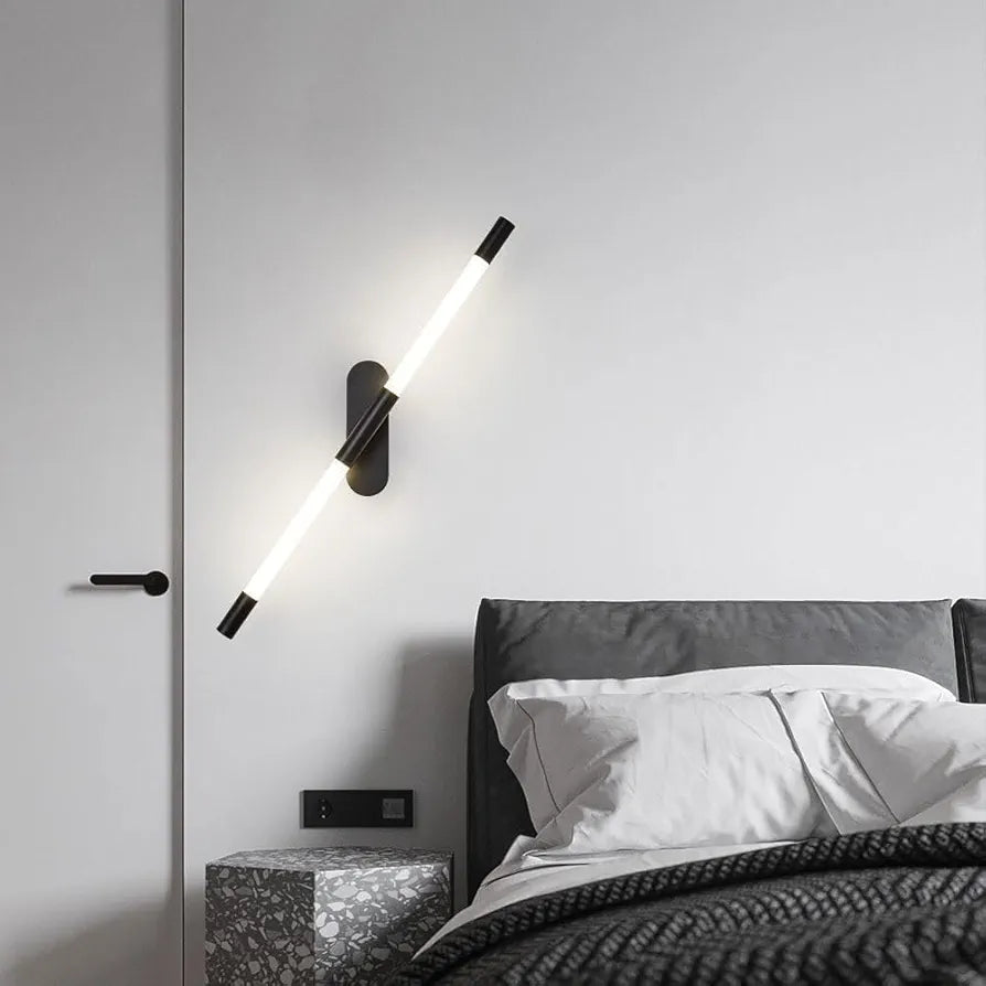 STODE® LED Linear Wall Sconce Light - Long Strip Wall Lamp with 3-Color Mode for Bathroom, Bedroom, Stairs & Living Room Décor (Pack of 1)