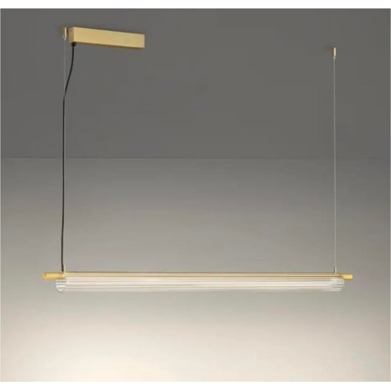 STODE® 36W Sleek Acrylic Tube LED Pendant Light | 1350mm Linear Hanging Lamp with 3-in-1 Color Modes (Warm, Cool & Natural White)