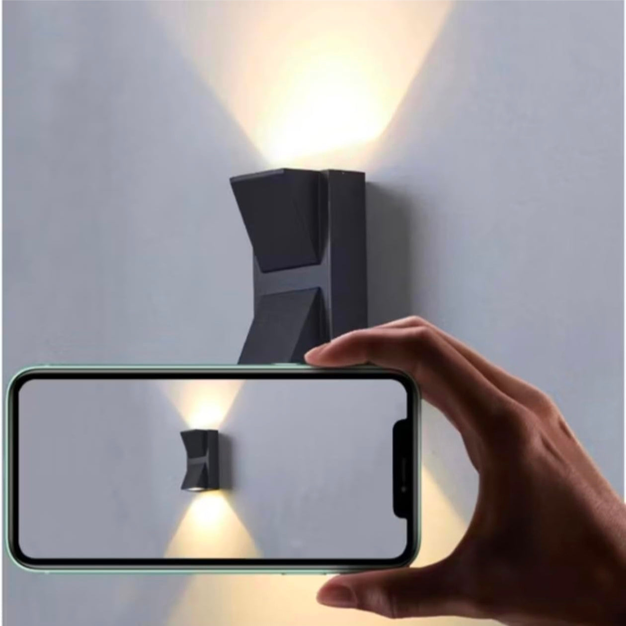 STODE® IP65 Waterproof & Shockproof LED Wall Light – Metal Design | Indoor/Outdoor Warm White Lamp (Pack of 1)