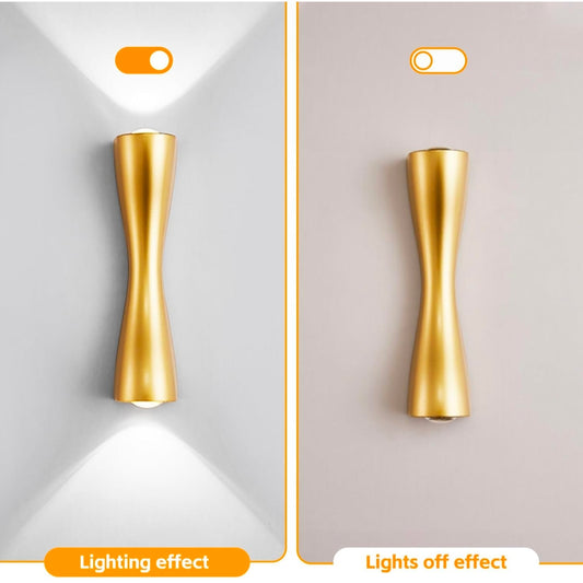 STODE® Modern Minimalist LED 6W Wall Lamp | IP65 Waterproof Up & Down Outdoor Light for Hotel, Corridor, Door, Courtyard, Bedside & Stairs Decor (Pack of 1)