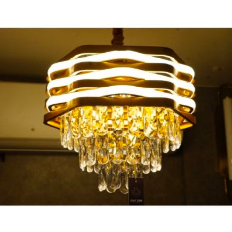 STODE® 5-Tier K9 Crystal Chandelier - Luxury Jhumar for Living Room & Hall