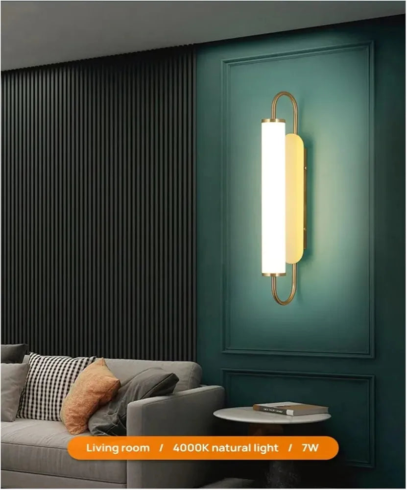 STODE® Modern LED Wall Lamp | Sleek Wall Sconce for Bedside, Bathroom Mirror, Stairs & Kitchen Indoor Lighting Décor