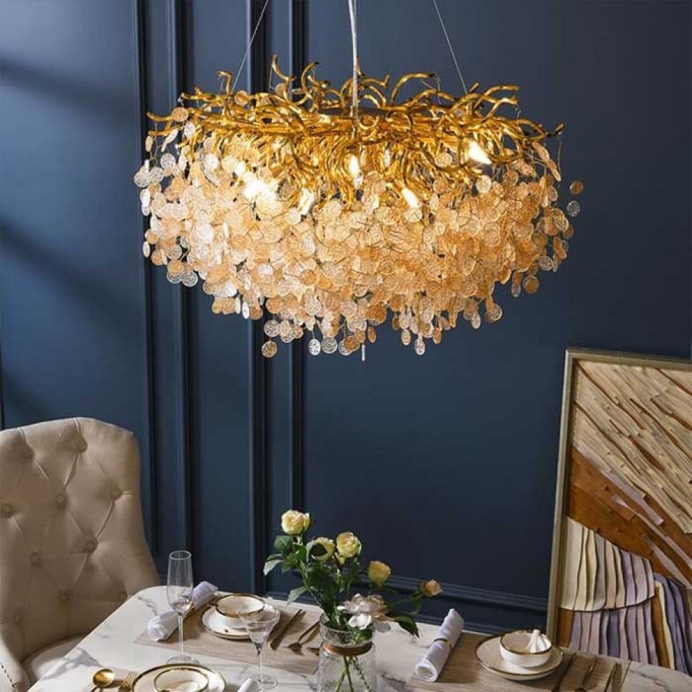 STODE® 800mm Handcrafted Glass Cloud Chandelier - Elegant Modern Lighting