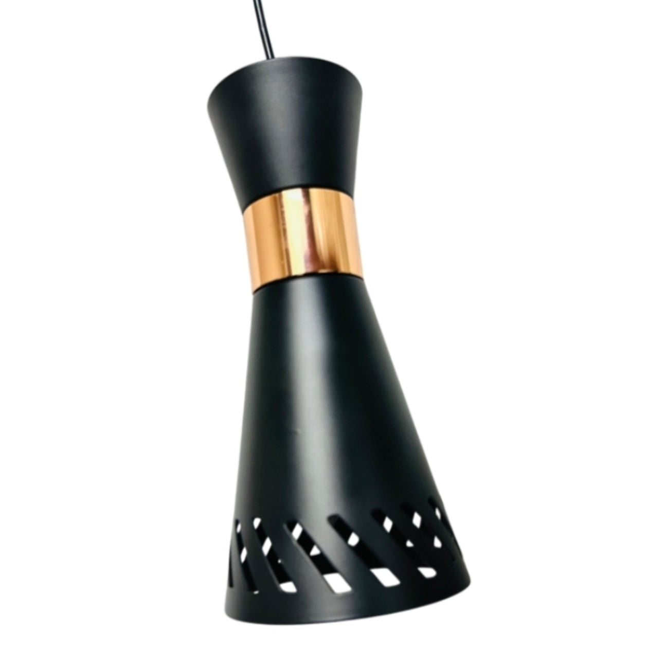 STODE® Black Hanging Pendant Light - Elegant Ceiling Lamp for Living Room, Hall, Balcony & Indoor-Outdoor Décor (Pack of 1)