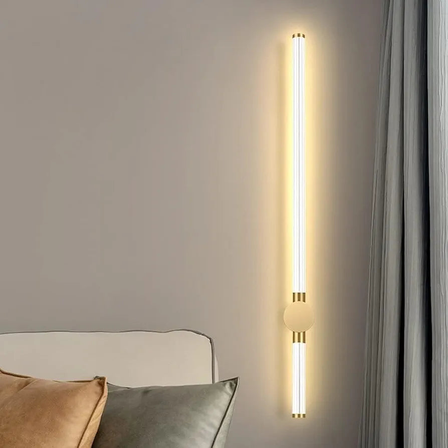 STODE® Modern Minimalist LED Wall Sconce | 13W Linear Strip Light Bar with 3-Color Dimming for Living Room & Bedroom Décor (Pack of 1)