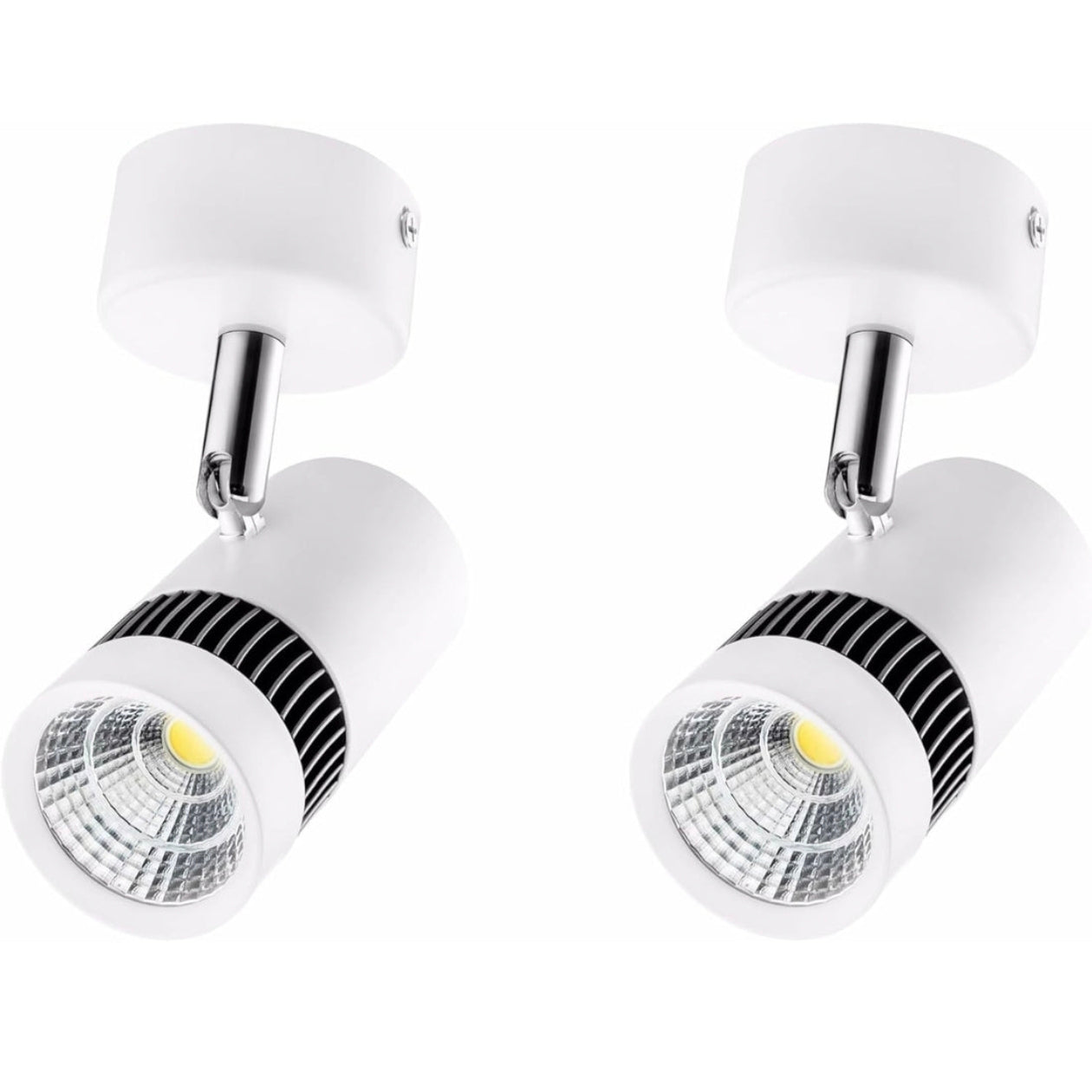 STODE® 9W Adjustable Ceiling & Wall Focus Light – Rotatable Head | Warm White Indoor Spotlight for Home Décor (Pack of 1)