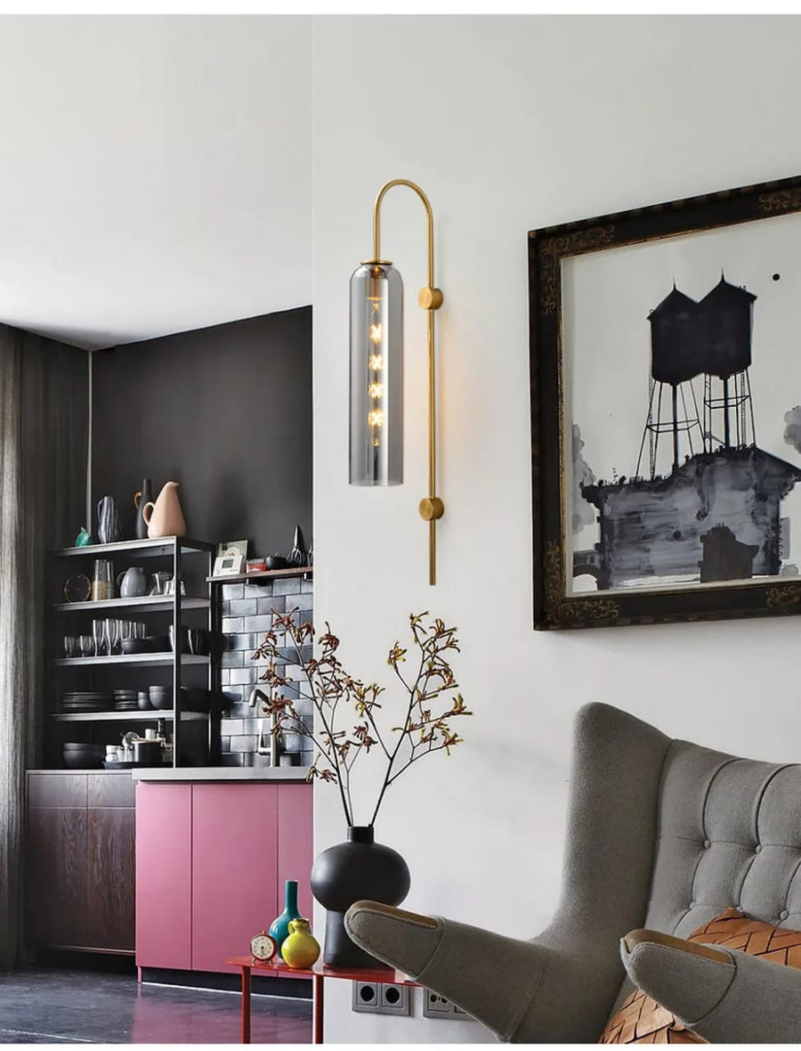 STODE® Designer Sunset Glass Wall Light – Elegant Ambient Lighting for Modern Interiors