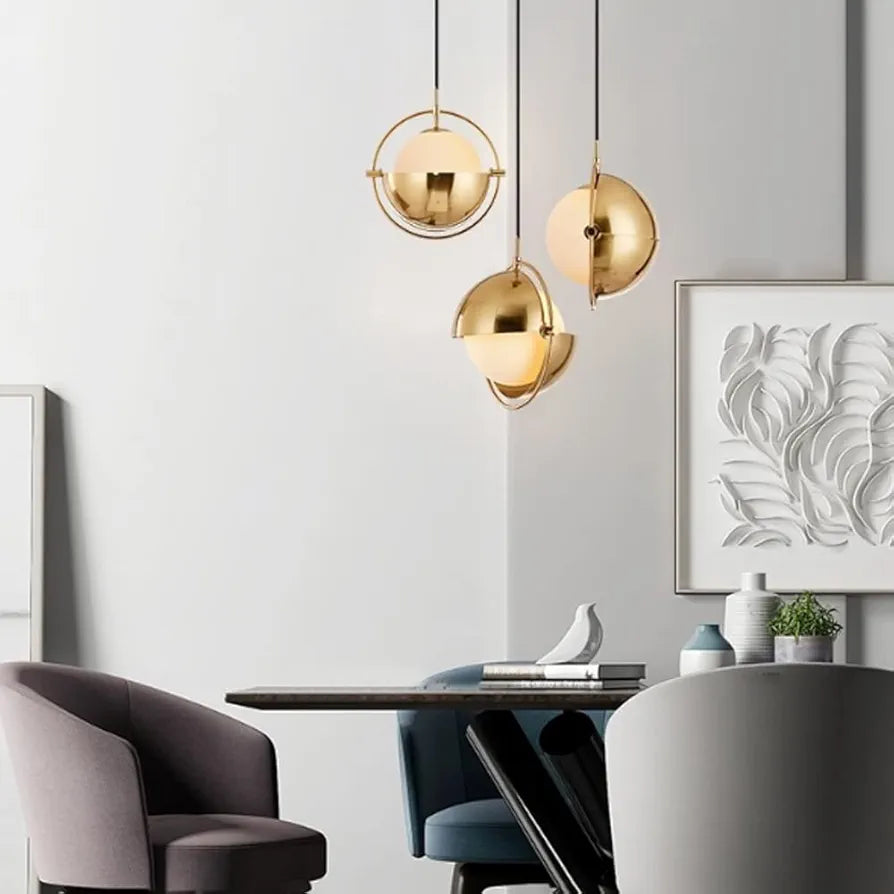 STODE® Nordic Luxury Chandelier - Modern Single-Head Hanging Lamp for Bedroom, Dining Room & Bar Décor