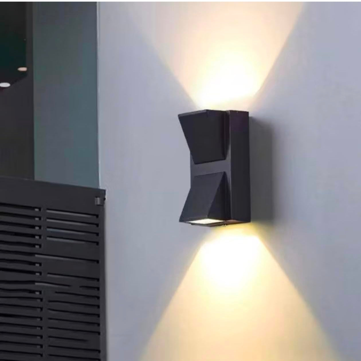 STODE® IP65 Waterproof & Shockproof LED Wall Light – Metal Design | Indoor/Outdoor Warm White Lamp (Pack of 1)