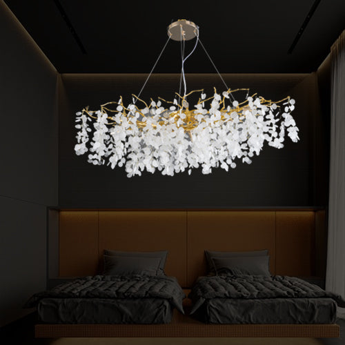 STODE® Elegant French Crystal Chandelier - Luxury Hanging Light Fixture