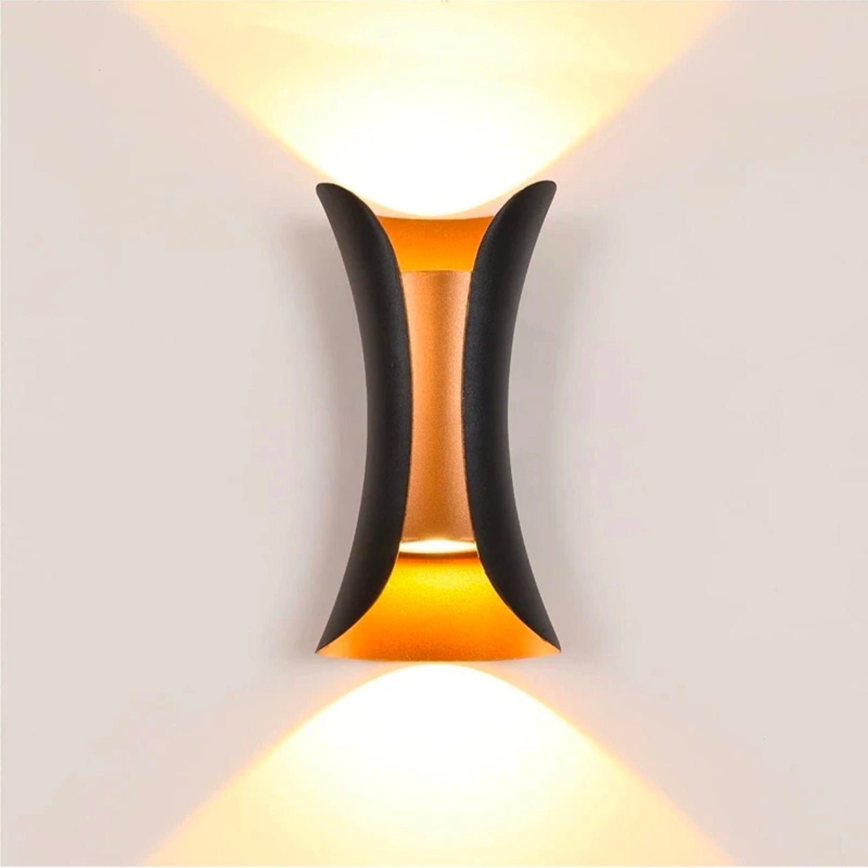 STODE® 10W Modern LED Wall Light – IP65 Waterproof Outdoor Garden Lamp | Aluminium Decorative Wall Light, Warm White (Pack of 1)