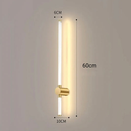 STODE® Modern Minimalist LED Wall Sconce | 13W Linear Strip Light Bar with 3-Color Dimming for Living Room & Bedroom Décor (Pack of 1)