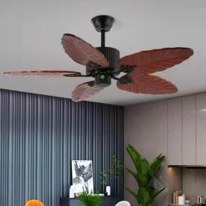 STODE® Banana Leaves 52" Ceiling Fan with Light | Tropical Design for Indoor Spaces