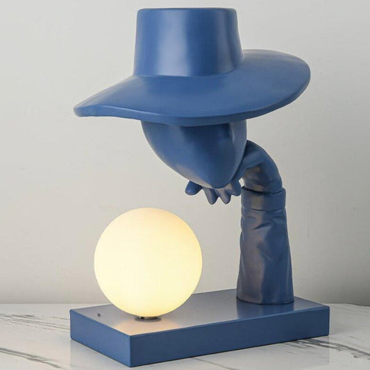 STODE® Mystic Muse Table Lamp | Humanoid Sculpture Design for Artistic Home Décor