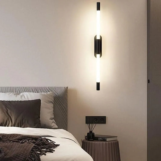 STODE® LED Linear Wall Sconce Light - Long Strip Wall Lamp with 3-Color Mode for Bathroom, Bedroom, Stairs & Living Room Décor (Pack of 1)