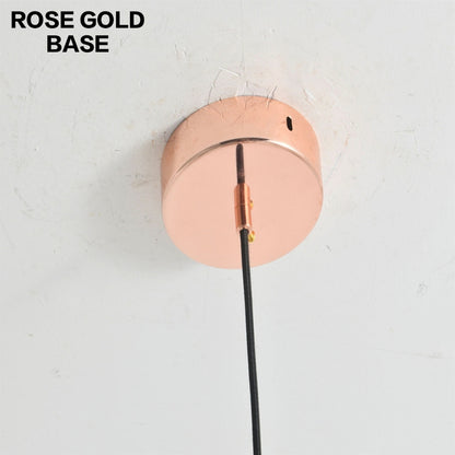STODE® LED Pendant Ceiling Light 4+3W | Rose Gold Hanging Lamp with Warm White 3000K Light for Modern Home Décor (Pack of 1)