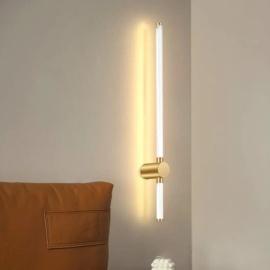 STODE® Modern Minimalist LED Wall Sconce | 13W Linear Strip Light Bar with 3-Color Dimming for Living Room & Bedroom Décor (Pack of 1)
