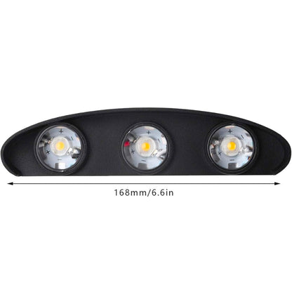 STODE® Aluminum LED Wall Lights for Outdoor/Indoor Use - IP65 Waterproof - Warm White (Pack of 1)