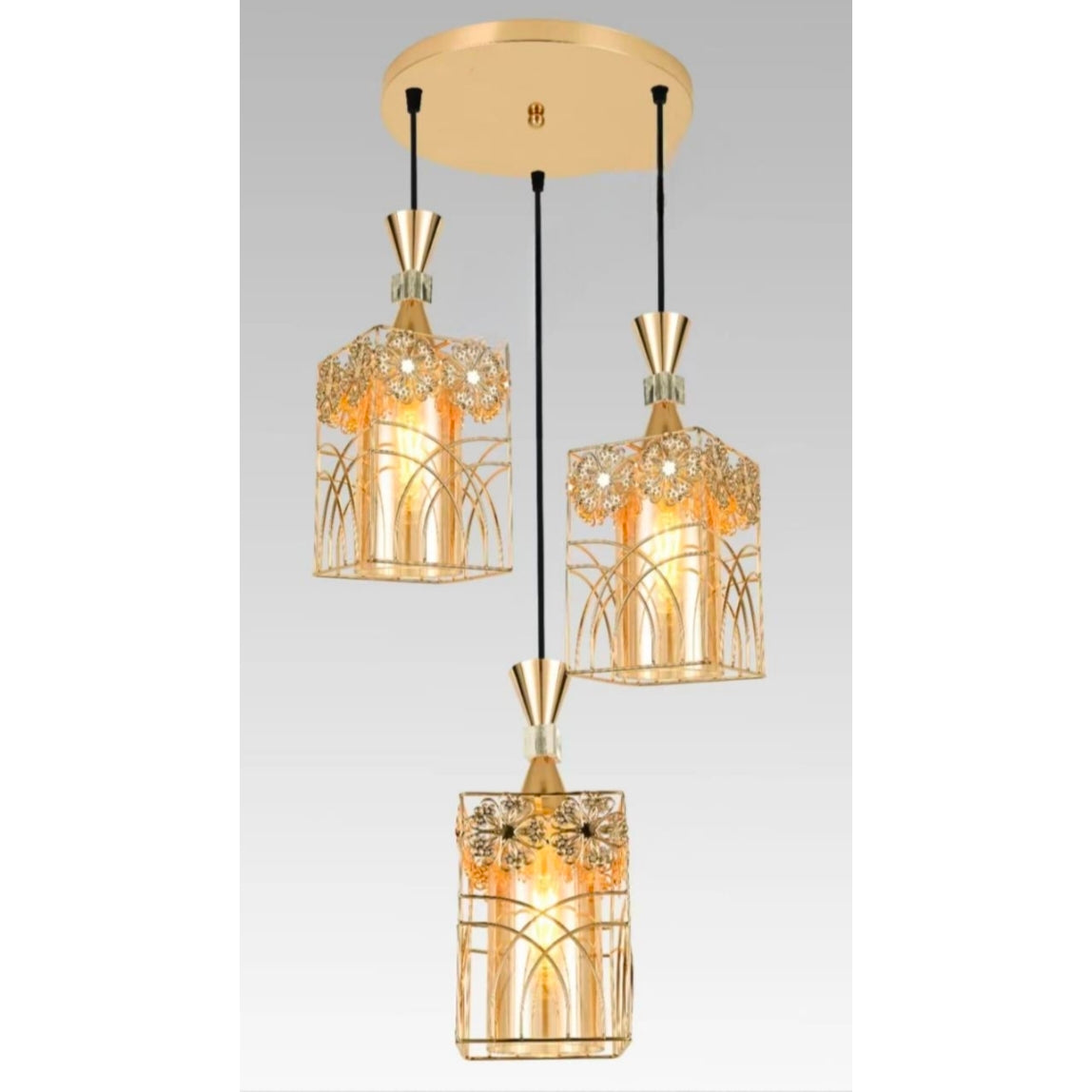 STODE® 3-Light Cube Pendant Chandelier - Modern Ceiling Light for Stylish Home Décor