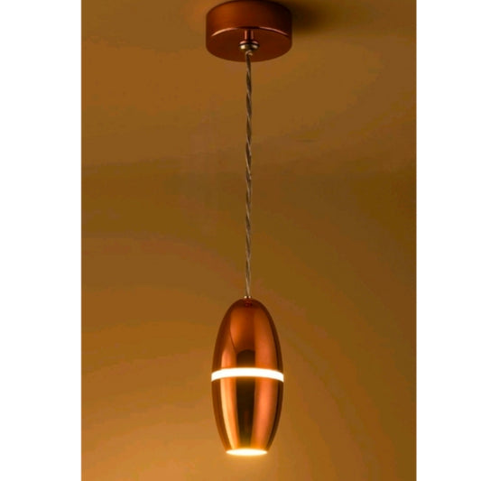 STODE® LED Pendant Ceiling Light 4+3W | Rose Gold Hanging Lamp with Warm White 3000K Light for Modern Home Décor (Pack of 1)