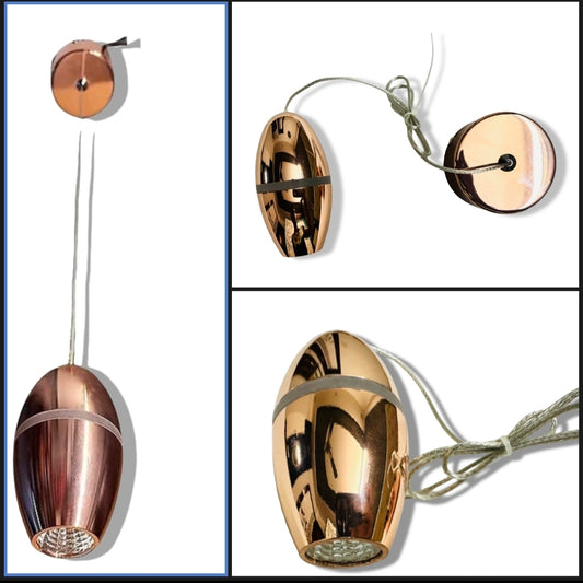 STODE® LED Pendant Ceiling Light 4+3W | Rose Gold Hanging Lamp with Warm White 3000K Light for Modern Home Décor (Pack of 1)