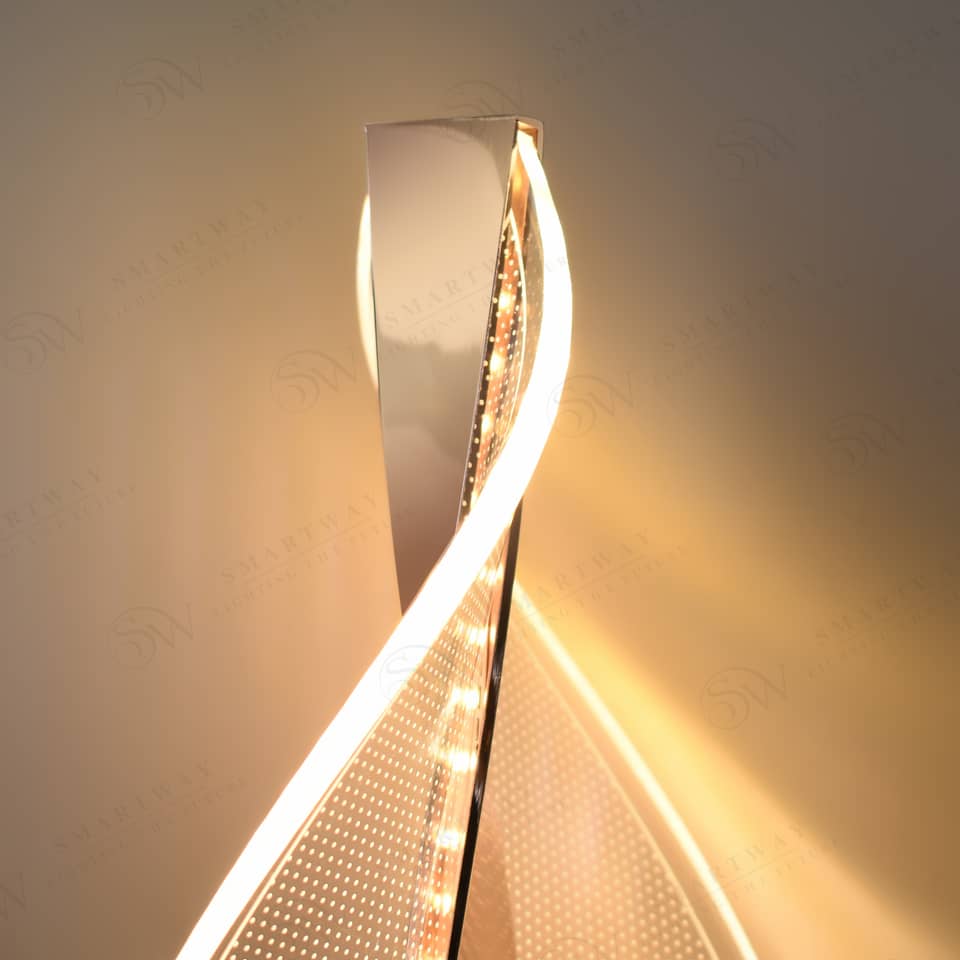 Stode STODE® Modern Bedside Curved Wall Light - 3 Color Changing LED - Styli ...