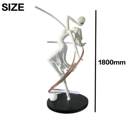 STODE® Humanoid Art Sculpture Floor Lamp | Creative RGB Color-Changing Light with Remote Control