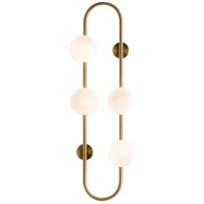 STODE® Nordic Creative LED Wall Lamp – Gold Finish with Natural White Light | Stylish Bedside & Living Room Wall Light