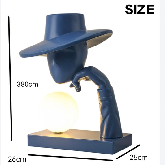 STODE® Mystic Muse Table Lamp | Humanoid Sculpture Design for Artistic Home Décor