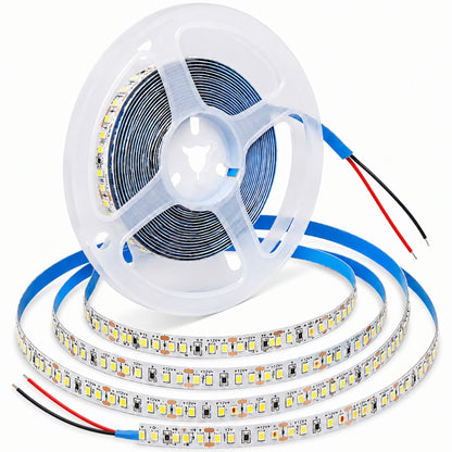 STODE® 12V DC LED Strip Light – 5 Meter 2835 SMD High Brightness, 240 LEDs/M Flexible & Cuttable LED Tape for Home, Kitchen & Decoration (Warm White)(Adapter Not Included)