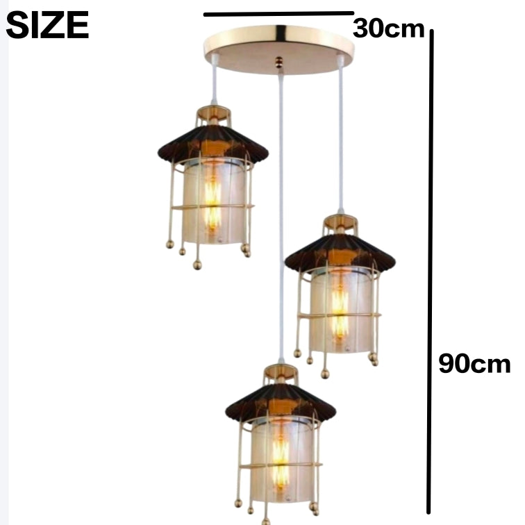 STODE® 3-Light Minimalist Pendant Lamp - Modern Hanging Light for Stylish Home Decoration