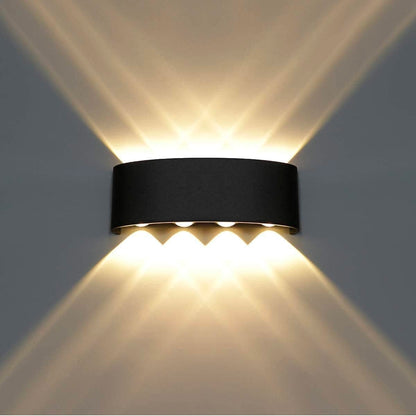 STODE® Aluminum LED Wall Lights for Outdoor/Indoor Use - IP65 Waterproof - Warm White (Pack of 1)