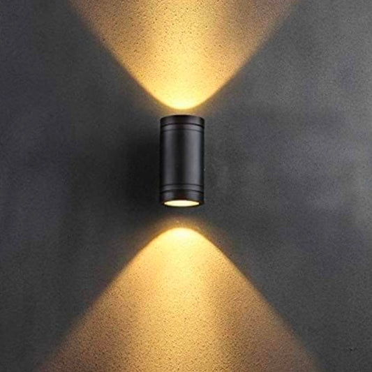 STODE® Waterproof Up & Down Wall Spotlight – Outdoor Cylinder Design | Warm White LED (Pack of 1)