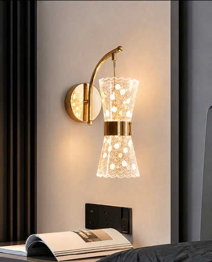 STODE® Gold 10W LED Pendant Wall Lamp – Modern Up & Down with 3 Color Changing Light for Dining Room & Home Décor (Pack of 1)