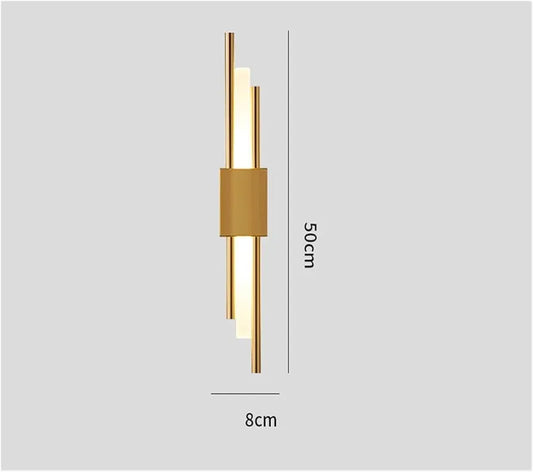 Bedside lamp led Living Room Background Wall lamp Bedroom lamp Modern Study Wall lamp Aisle lamp Three-Color Light ，Wall Sconce