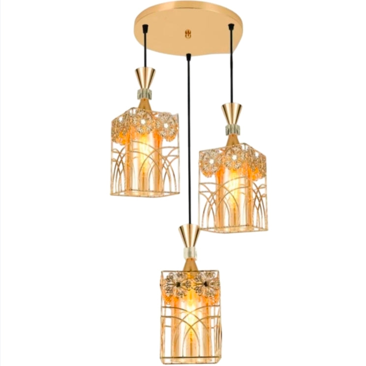 STODE® 3-Light Cube Pendant Chandelier - Modern Ceiling Light for Stylish Home Décor