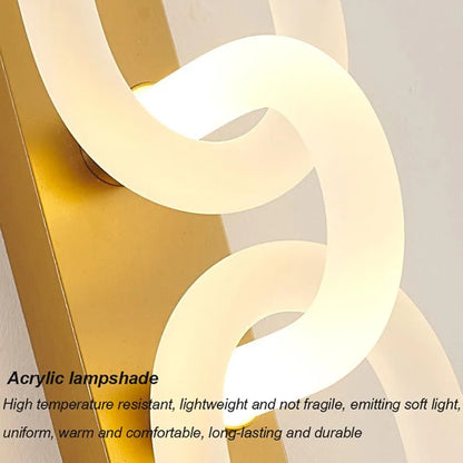 STODE® Modern LED Wall Lamp - 600mm Acrylic Bedside Sconce - Long Strip Light for Living Room, Bedroom & Bathroom Décor