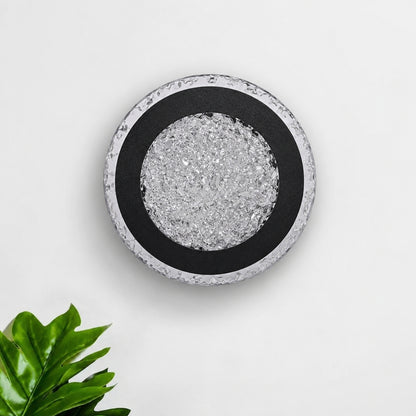 STODE® 12W Round 6-Way LED Wall Light – 6×2W Warm White, Premium Glass & Aluminum Build, IP65 Waterproof Decorative Indoor & Outdoor Wall Lamp for Bedroom, Living Room, Balcony & Home (Pack of 1)