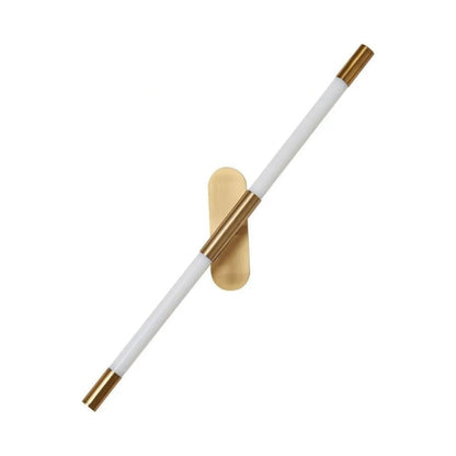 STODE® 600MM Modern Gold LED Wall Light – Rotatable Linear Strip Wall Lamp for Bathroom, Bedroom, Hallway & Vanity (Pack of 1)