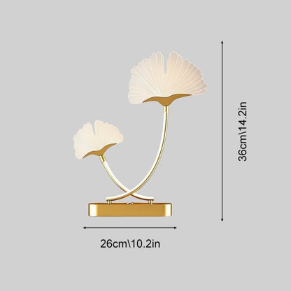 STODE® Modern Ginkgo Leaf LED Wall Sconce, 18W Acrylic Wall Light, Decorative Indoor Wall Lamp for Bedroom, Living Room & Bedside, Warm White (Pack of 1)
