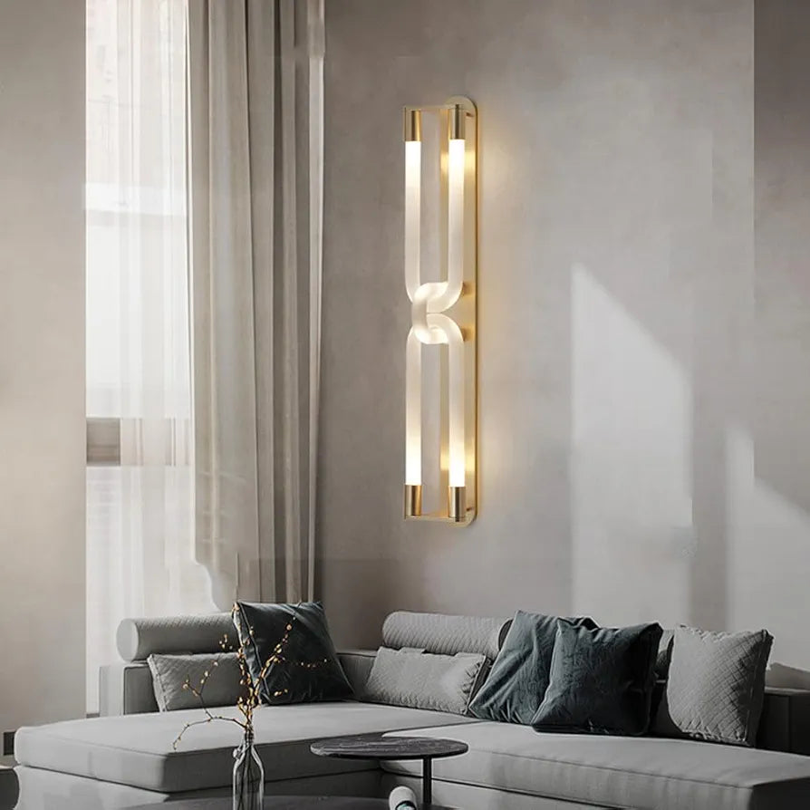 STODE® Modern LED Wall Lamp - 600mm Acrylic Bedside Sconce - Long Strip Light for Living Room, Bedroom & Bathroom Décor