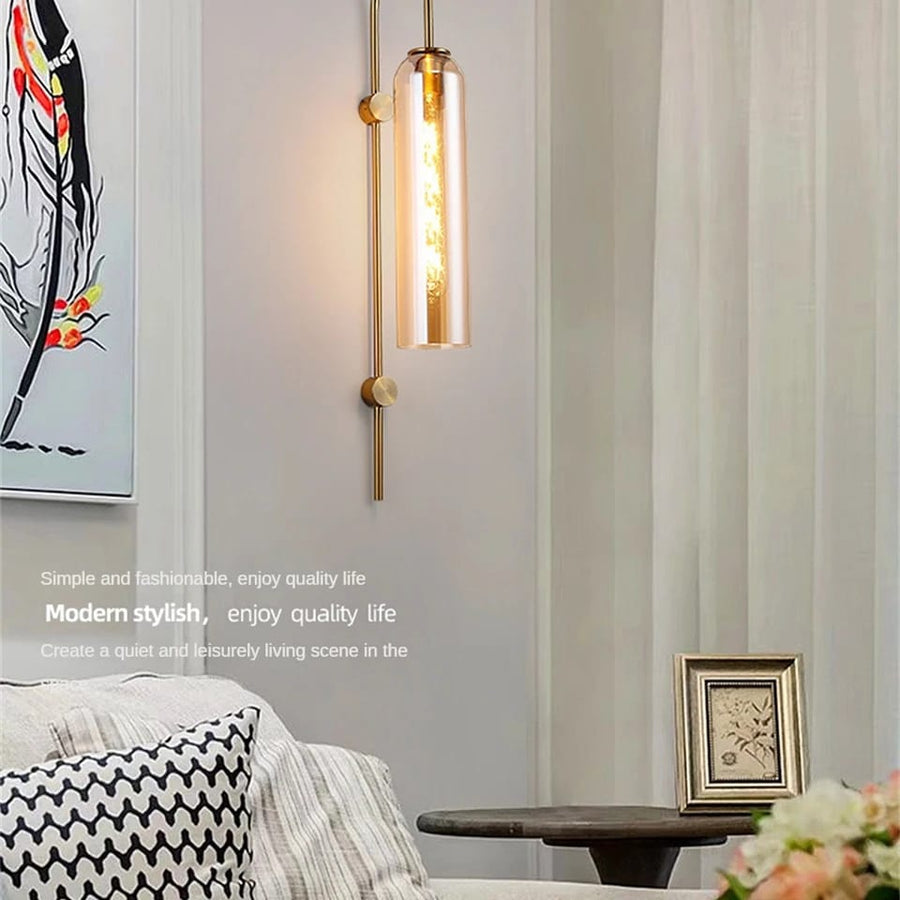 STODE® Designer Sunset Glass Wall Light – Elegant Ambient Lighting for Modern Interiors