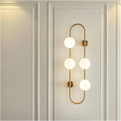 STODE® Nordic Creative LED Wall Lamp – Gold Finish with Natural White Light | Stylish Bedside & Living Room Wall Light